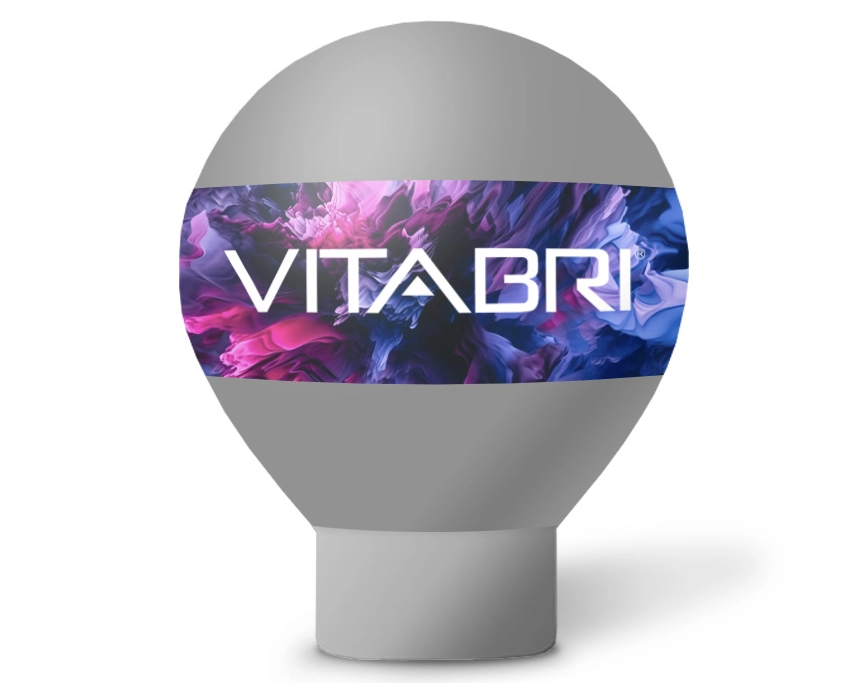 balon reklamowy aura vitrabri zadruk pas